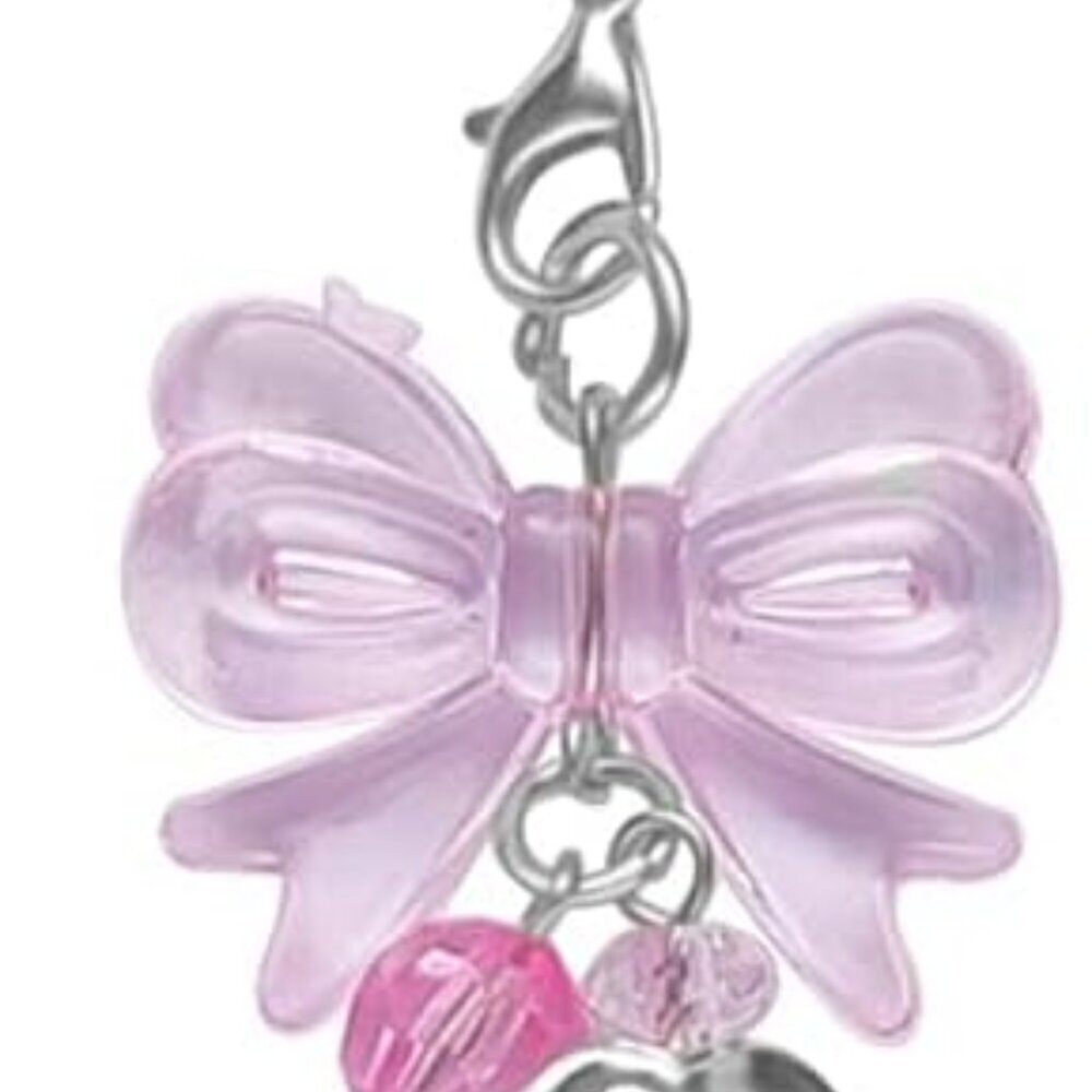 1-4PCS Cute Phone Charms Aesthetic Y2K Cell Phone Charms Strap Pink Strawberry